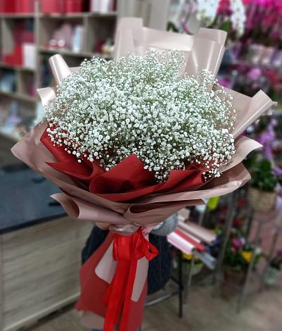 Букет цветов из: Гипсофила в Мокроусово