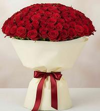 Букет 101 Красная роза Милано в Мокроусово