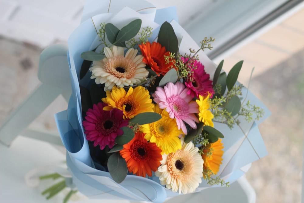 Букет цветов из: Герберы в Мокроусово