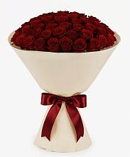 Букет 101 Бордовая роза Блэк Бакарра в Мокроусово