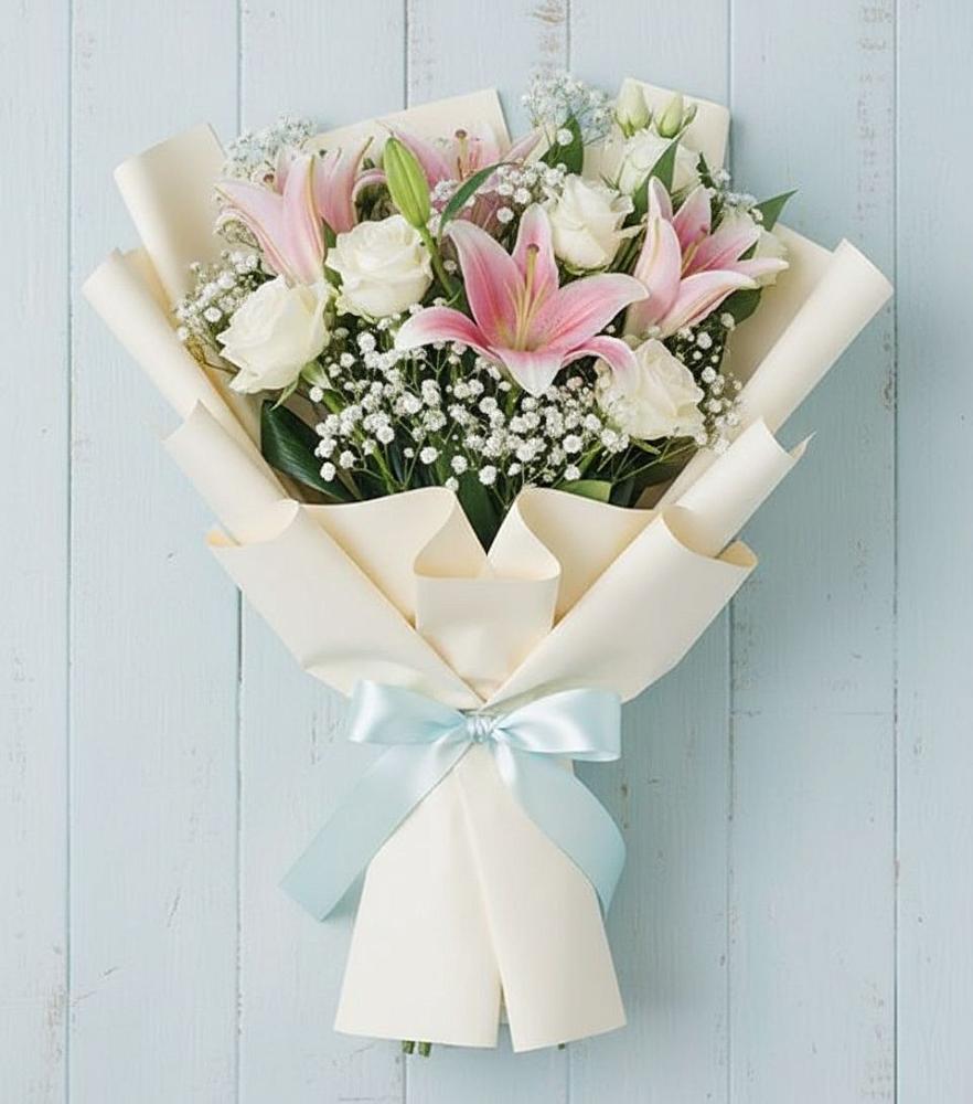 Букет цветов из: Лилии в Мокроусово