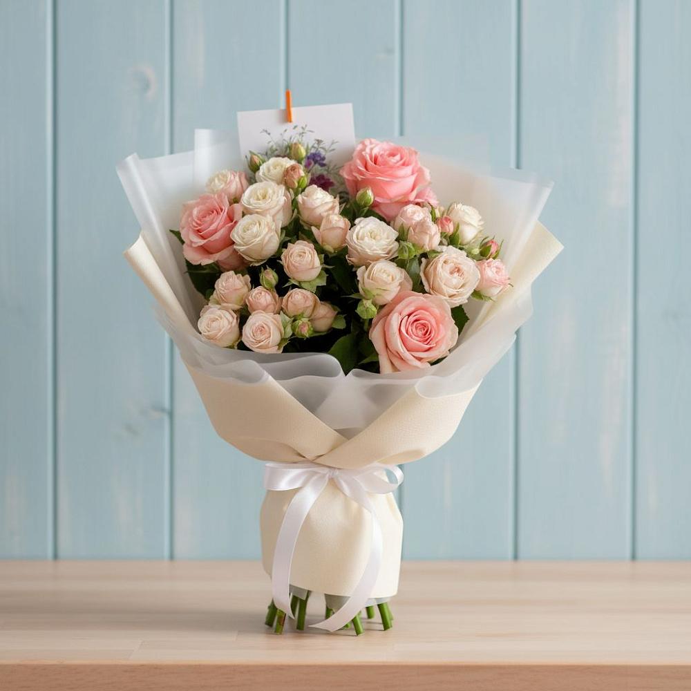 Букет цветов из: Розы в Мокроусово