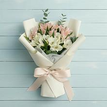 Букет цветов из:  Альстромерии в Мокроусово