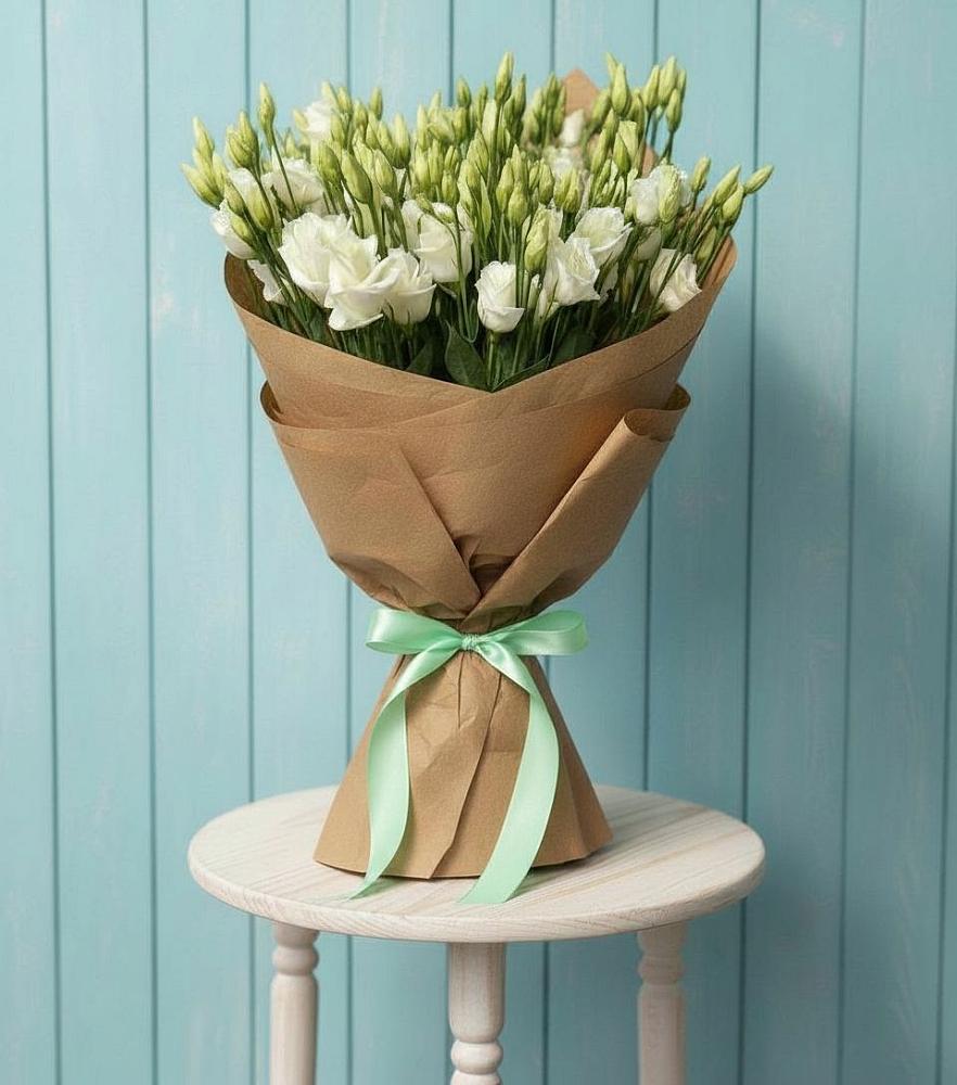 Букет цветов из: Лизиантусы в Мокроусово