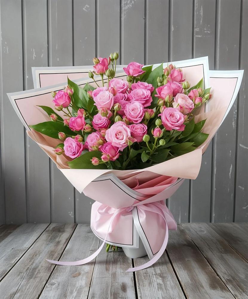 Букет Розовый кустик в Мокроусово