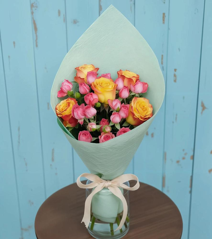 Букет цветов из: Розы в Мокроусово