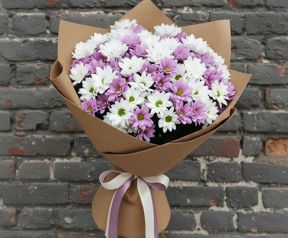 Букет цветов из: Хризантемы в Мокроусово