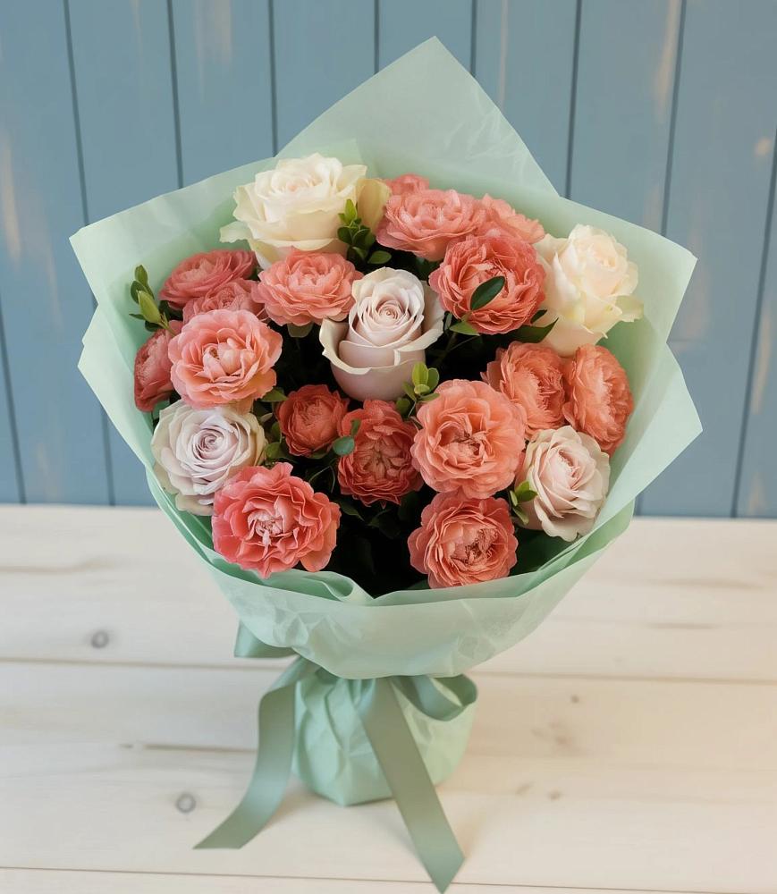 Букет цветов из: Розы в Мокроусово