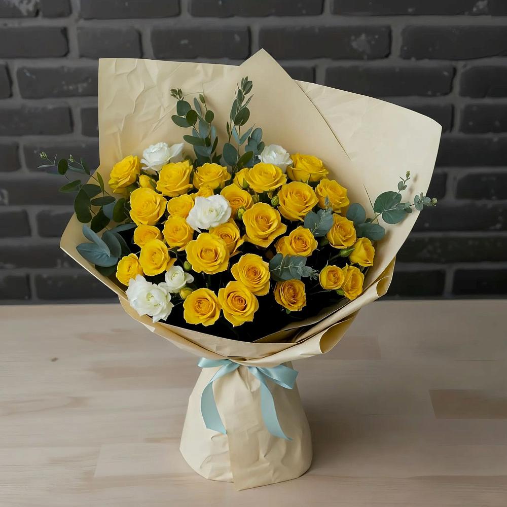 Букет цветов из: Розы в Мокроусово