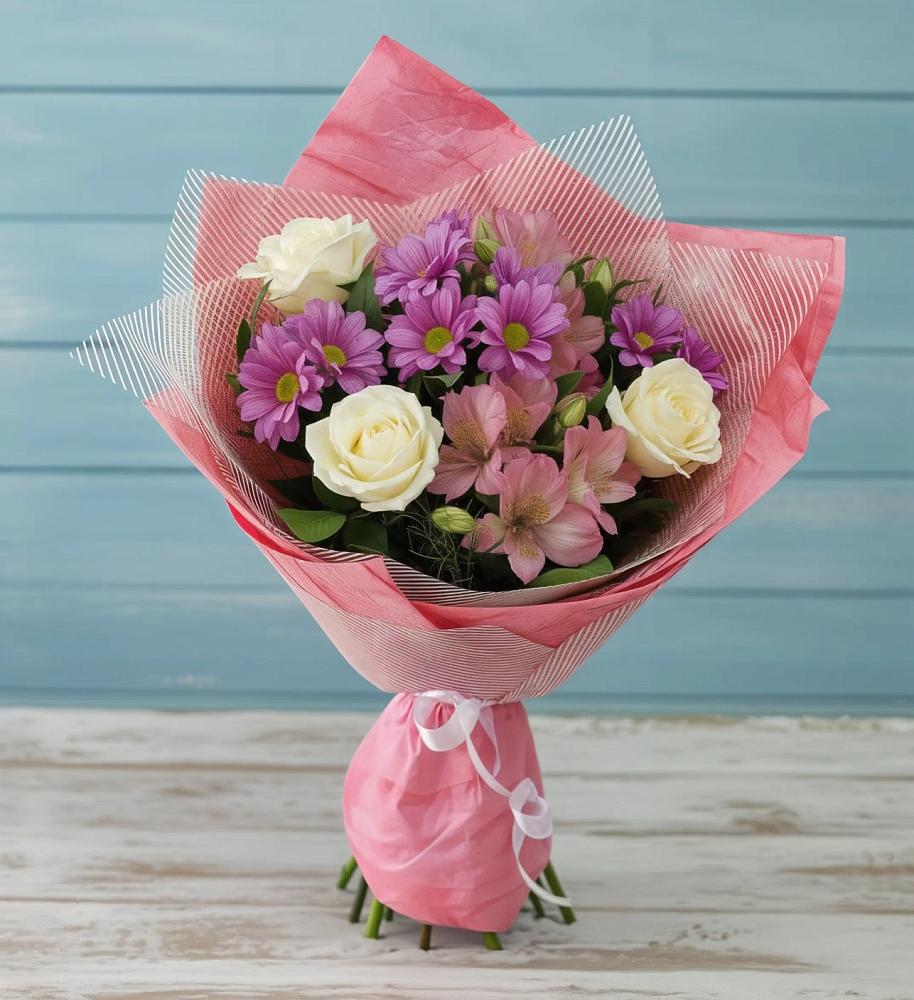 Букет цветов из: Герберы в Мокроусово