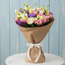 Букет цветов из:  Лизиантусы в Мокроусово