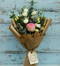 Букет цветов из:  Розы и Лизиантусы #REPLACE_PRED# Мокроусово