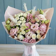 Букет цветов из:  Альстромерии и Розы в Мокроусово
